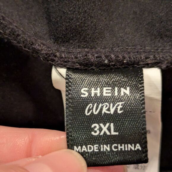 SHEIN Curve Black Skort, Elastic Waist, Women's 3X - Picture 9 of 12